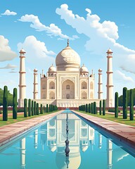 Fototapeta premium Taj Mahal in India