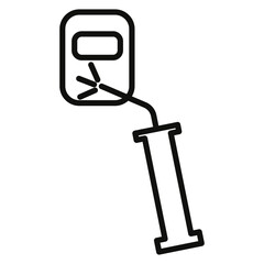 Welding Equipment Icon Ideal for Industrial and Construction Themes