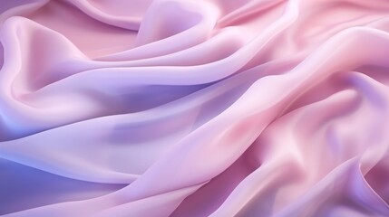 Obraz premium Fabric featuring gentle waves in pastel hues.