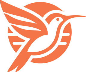 Flying Bird Icon silhouette vector illustration design