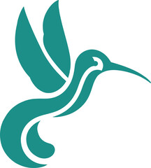 Flying Bird Icon silhouette vector illustration design