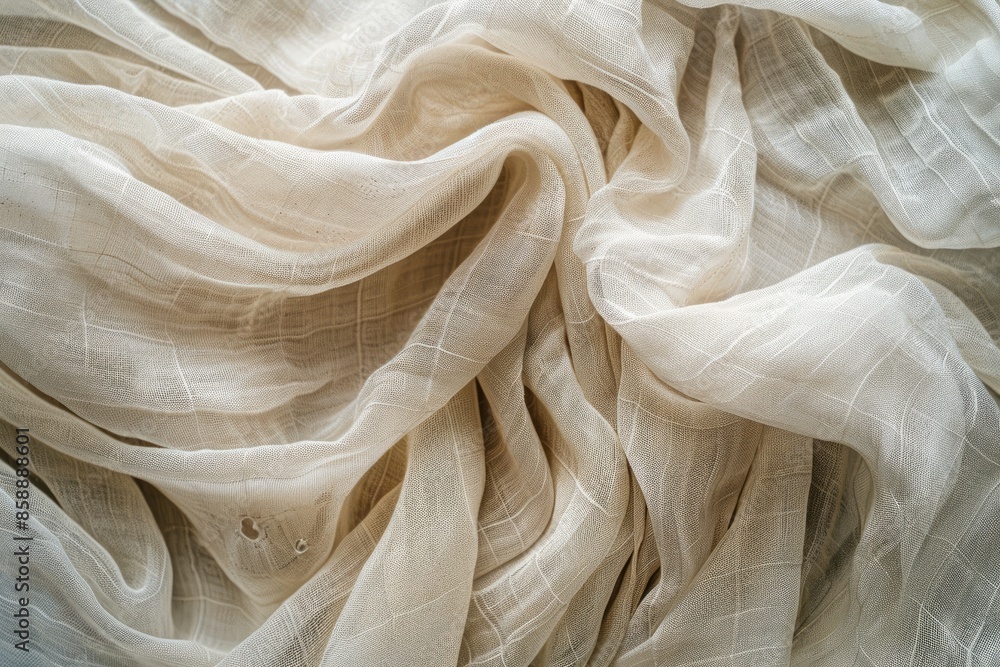 Aufkleber a white fabric with a pattern of squares and diamonds. the fabric is very soft and has a smooth text