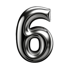 Numbers designed to be made of steel.