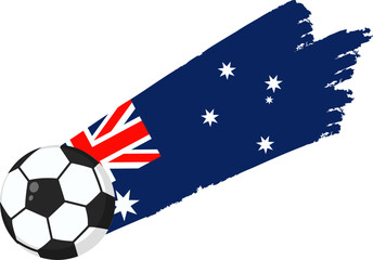 Soccer Ball With Country Flag