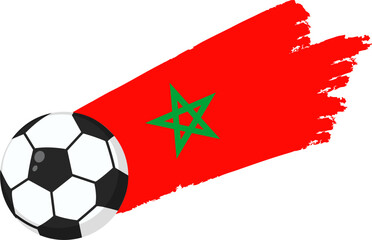 Soccer Ball With Country Flag