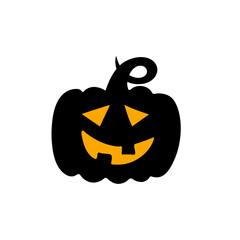 Black Halloween Pumpkin 