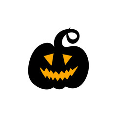 Black Halloween Pumpkin 