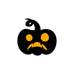 Black Halloween Pumpkin 