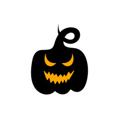 Black Halloween Pumpkin 