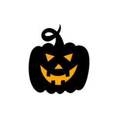 Black Halloween Pumpkin 