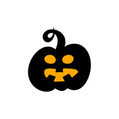Black Halloween Pumpkin 