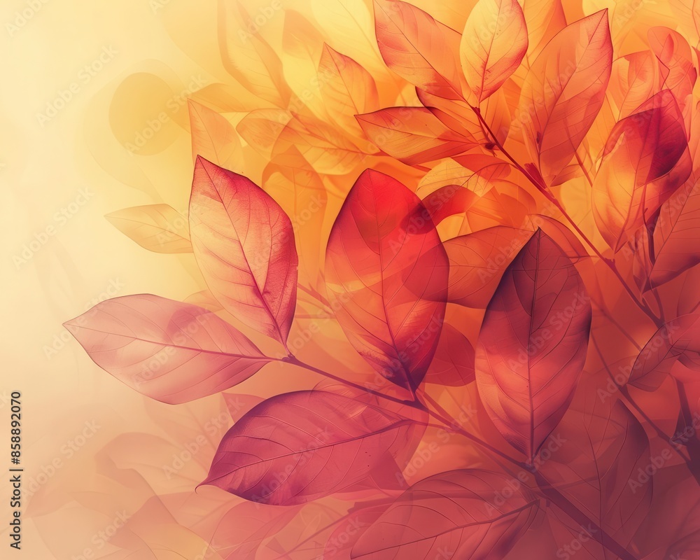 Poster thanksgiving-themed soft color gradient background with delicate patterns, perfect for social media 