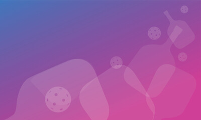 Great editable vector pickleball background design for any media	