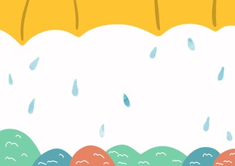 rain drops on the window