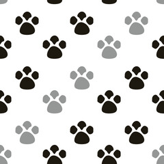 Cat Footprints Pattern Background
