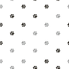Cat Footprints Pattern Background