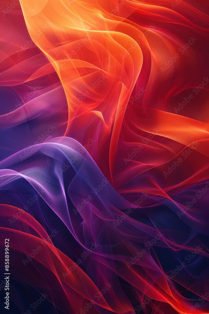 Poster featuring a futuristic and cutting-edge background with subtle gradient colors, ideal for contempora