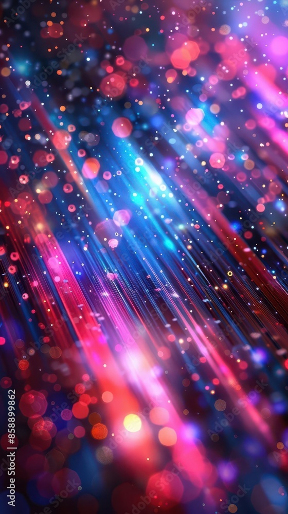 Poster futurism-inspired vertical video background with soft gradients and hi-tech elements, perfect for sh