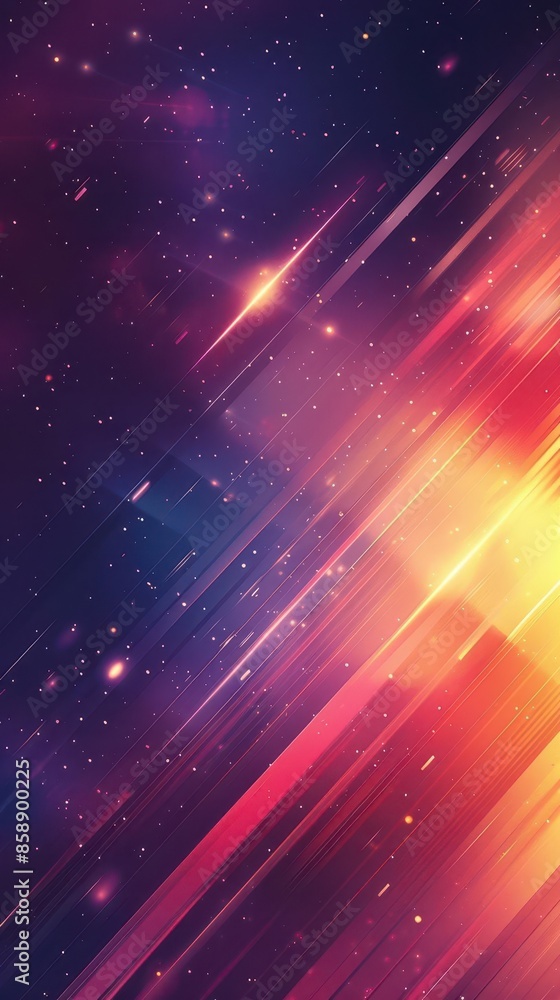 Poster create a futuristic vertical video background with soft gradients and hi-tech elements, perfect for 