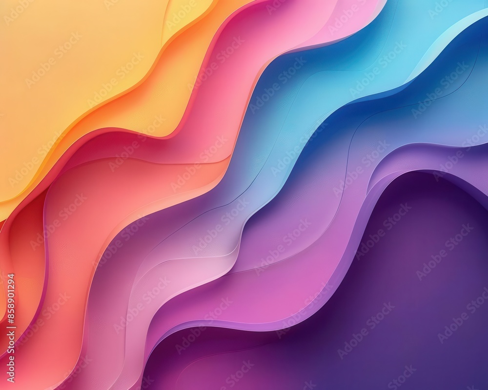 Poster create a diy-themed modern background with soft colors and gradient designs, perfect for diverse soc