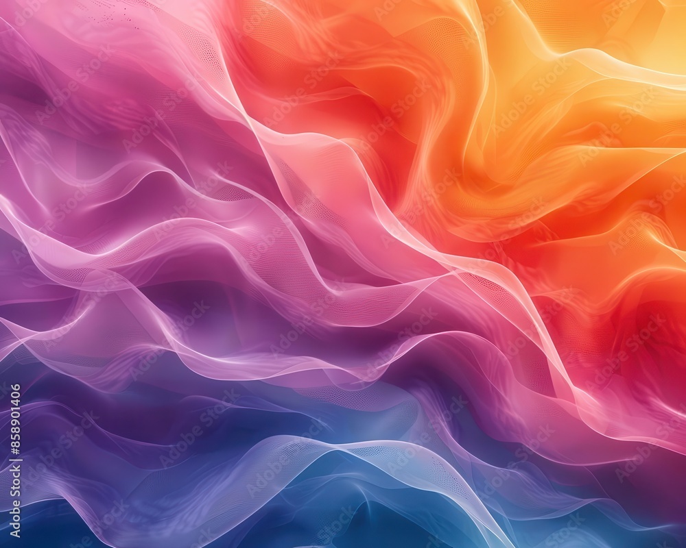Poster diy-themed modern background with soft colors and gradient designs, perfect for creating diverse soc