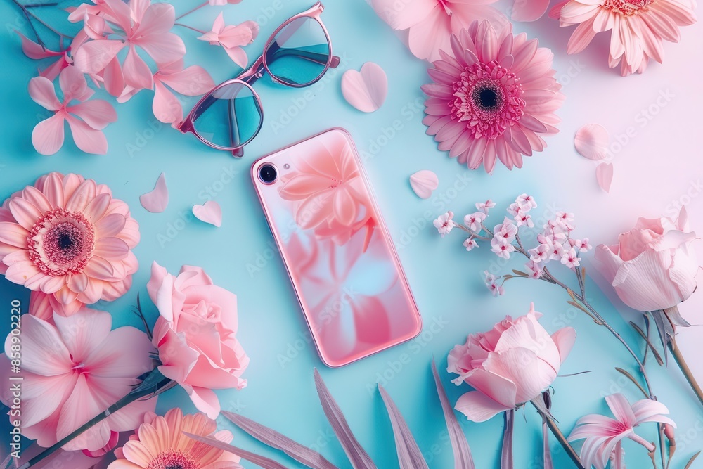 Aufkleber diy and user-generated content theme with soft colors and gradient backgrounds, perfect for inclusiv
