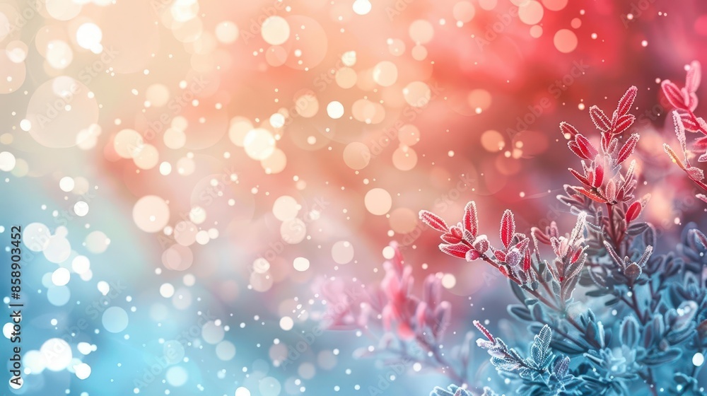 Poster christmas-themed soft gradient background with delicate patterns, ideal for festive vertical designs