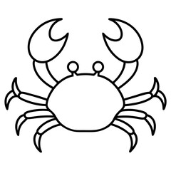 vector crab icon