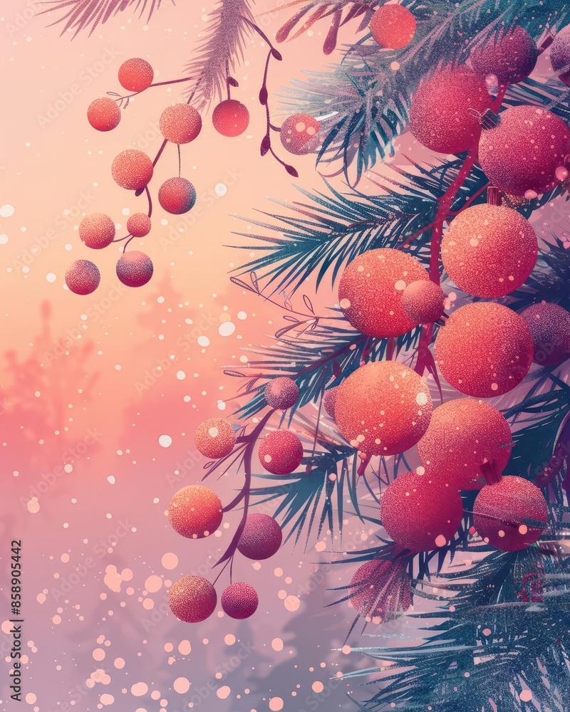 Aufkleber create a festive modern background with soft gradients and delicate designs, ideal for vertical holi