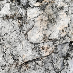 Rustic Gray Rock Texture with Natural Cracks, Rough Surface