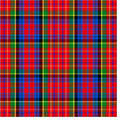 Tartan plaid pattern. Seamless check plaid in blue, red, and yellow for flannel shirt, bag, underwear, pyjamas, or other modern textile printEPS 10.