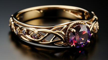 The Unique Journey of a Fiery, One-of-a-Kind Wedding Ring