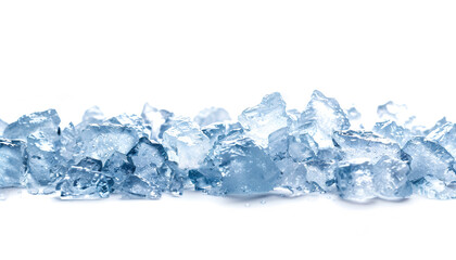 heap of salt isolated on white background with clipping path