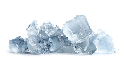 Obraz premium heap of salt isolated on white background with clipping path