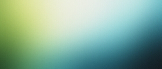 Abstract Gradient Background with Smooth Transition from Yellow to Blue and Green Tones