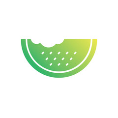 Watermelon vector icon
