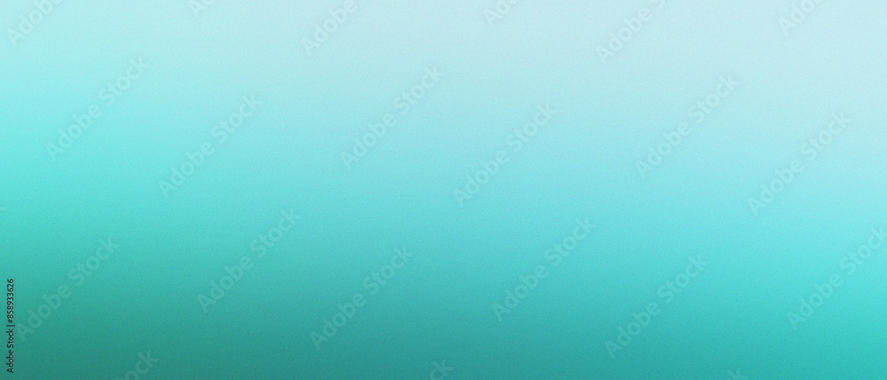 Aufkleber abstract gradient background with smooth transition from light blue to green tones, blurred noise an