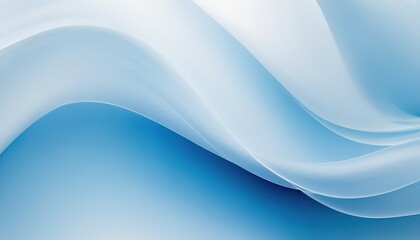 Fototapeta premium Abstract background, blue and white waves For assembling banners - modern design templates