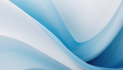 Fototapeta premium Abstract background, blue and white waves For assembling banners - modern design templates