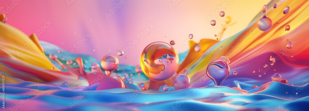 Poster 2. design a mesmerizing 3d artwork illustrating a magical and whimsical adventure through an enchant