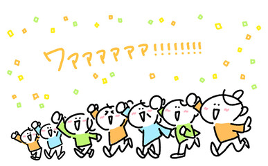 People cheering and getting enthusiastic・supporter・cheering・idol fan