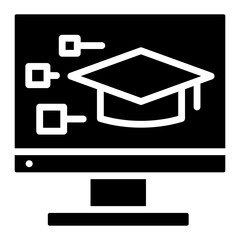 Edtech  Icon Element For Design
