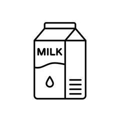 Milk vector icon