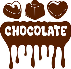 Chocolate Logo With Lettering