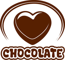 Chocolate Logo With Lettering