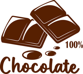 Chocolate Logo With Lettering