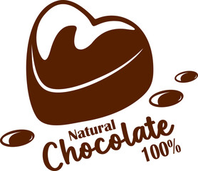 Chocolate Logo With Lettering