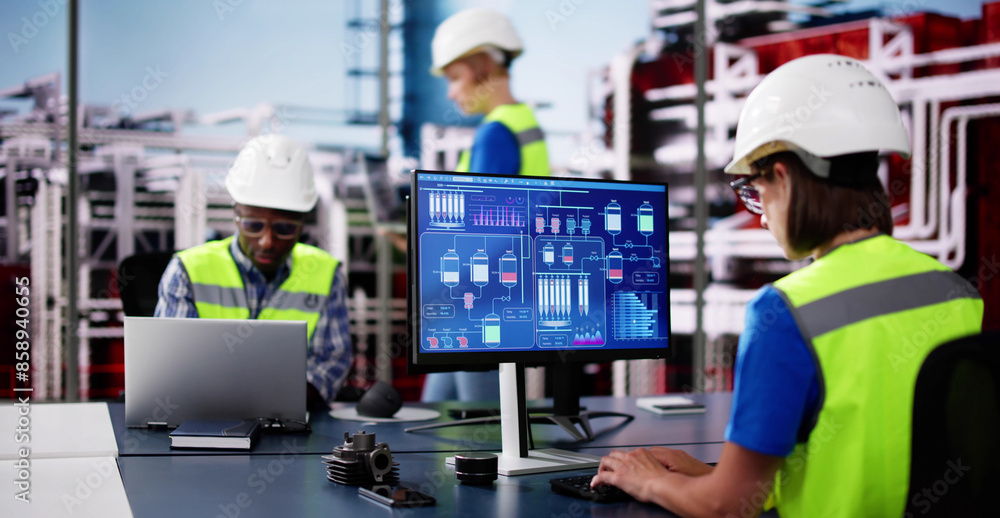 Poster industrial iot automation system