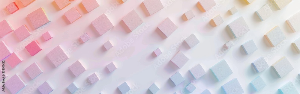 Aufkleber A colorful background of squares and triangles. The squares are in different colors and sizes