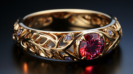 The Unique Journey of a Fiery, One-of-a-Kind Wedding Ring